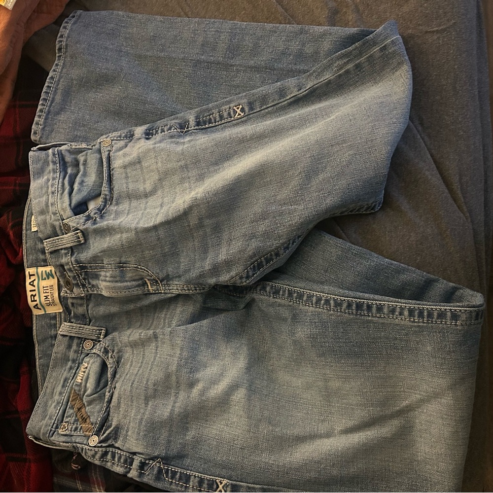 Ariat Light Blue Slim Fit Jeans